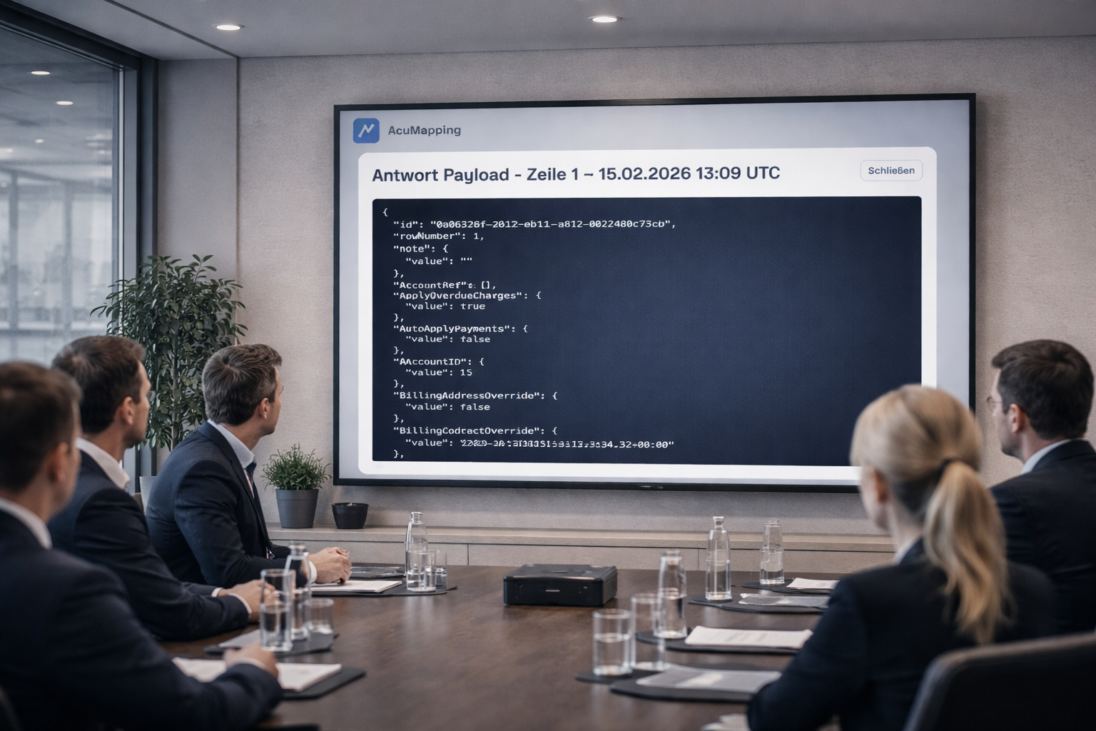 Team plant ERP-Migration anhand von Datensätzen